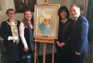 Portrait honour for Town Mayor